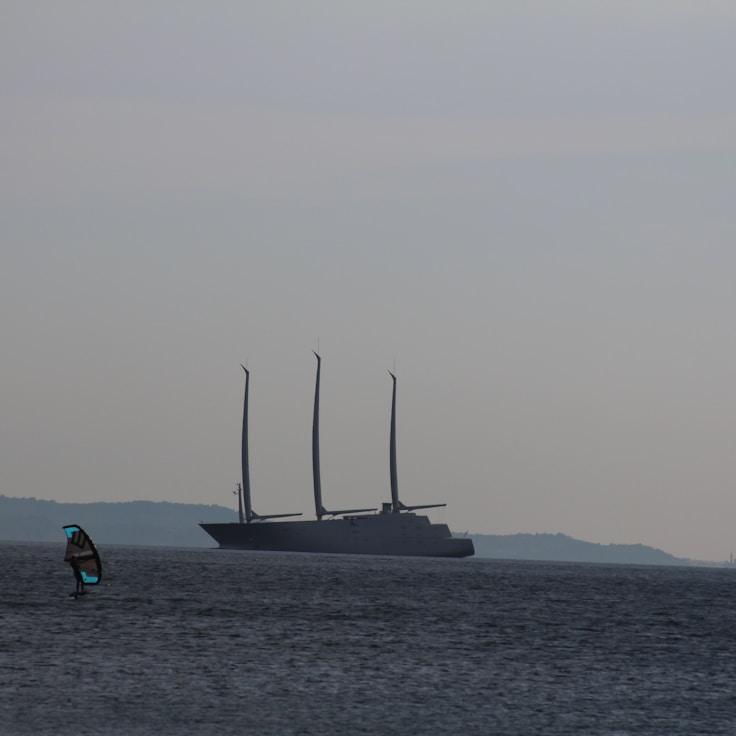 Team retreat on yacht